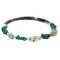 Navajo Natural Turquoise Heishi Gaspeite Native American Adjustable Wrap Bracelet 13172-2 Navajo Natural Turquoise Heishi Gaspeite Native American Adjustable Wrap Bracelet 13172-2