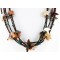 Carved Fetish $500 Large Certified Authentic 5 Strand Navajo .925 Sterling Silver Natural Turquoise Multicolor Stones Native American Necklace 15992-6