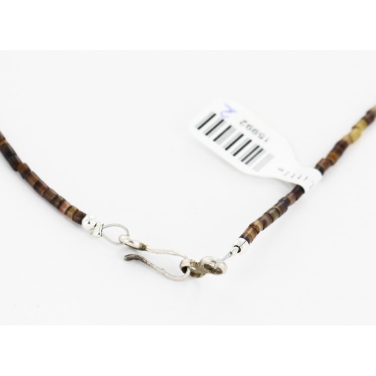 Carved Fetish $500 Large Certified Authentic 5 Strand Navajo .925 Sterling Silver Natural Turquoise Multicolor Stones Native American Necklace 15992-2