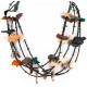 Carved Fetish $500 Large Certified Authentic 5 Strand Navajo .925 Sterling Silver Turquoise Multicolor Stones	 Native American Necklace 15992-3