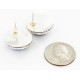 Certified Authentic Handmade Navajo .925 Sterling Silver Natural Lapis Stud Native American Earrings 24391-9