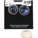 Certified Authentic Handmade Navajo .925 Sterling Silver Natural Lapis Stud Native American Earrings 24391-9