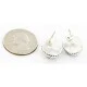 Handmade Navajo .925 Sterling Silver Natural Tigers Eye Stud Native American Earrings 24391-3 Handmade Navajo .925 Sterling Silver Natural Tigers Eye Stud Native American Earrings 24391-3