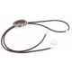 Handmade Certified Authentic Navajo Nickel Natural Agate Native American Bolo Tie 24393-4 Handmade Certified Authentic Navajo Nickel Natural Agate Native American Bolo Tie 24393-4