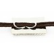 Handmade Certified Authentic Navajo Nickel Natural Turquoise Black Onyx Abalone Jasper Inlaid Native American Bolo Tie  24393-2