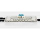 Handmade Certified Authentic Navajo Nickel Natural Turquoise Native American Bolo Tie  24389-1