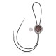 Handmade Certified Authentic Navajo .925 Sterling Silver Native American Coral Bolo Tie 34183