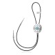 Handmade Certified Authentic Navajo .925 Sterling Silver Native American Natural Turquoise Bolo Tie 34187