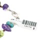 .925 Sterling Silver Navajo Certified Authentic Natural Turquoise Multicolor Stones Native American Bracelet 13174-1