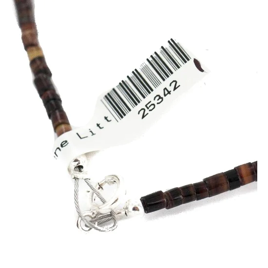 .925 Sterling Silver Navajo Natural Turquoise Jasper Tigers Eye Heishi Native American Necklace 25342-1 .925 Sterling Silver Navajo Natural Turquoise Jasper Tigers Eye Heishi Native American Necklace 25342-1