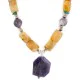 .925 Sterling Silver Navajo Natural Turquoise Agate Charoite Amethyst Native American Necklace 25342-2 .925 Sterling Silver Navajo Natural Turquoise Agate Charoite Amethyst Native American Necklace 25342-2