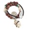 .925 Sterling Silver Certified Authentic Navajo White Howlite Jasper Native American Necklace 750227-2