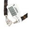 .925 Sterling Silver Certified Authentic Navajo White Howlite Jasper Native American Necklace 750227-2