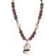.925 Sterling Silver Certified Authentic Navajo White Howlite Jasper Native American Necklace 750227-2 .925 Sterling Silver Certified Authentic Navajo White Howlite Jasper Native American Necklace 750227-2
