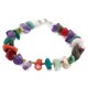 .925 Sterling Silver Navajo Certified Authentic Natural Turquoise Multicolor Stones Native American Bracelet 13174-1