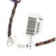 .925 Sterling Silver Certified Authentic Navajo Natural Turquoise Amethyst Native American Necklace 750225-1