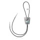 Eagle .925 Sterling Silver Certified Authentic Handmade Navajo Native American Natural Turquoise Bolo Tie 34197 Eagle .925 Sterling Silver Certified Authentic Handmade Navajo Native American Natural Turquoise Bolo Tie 34197