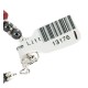 Navajo .925 Sterling Silver Certified Authentic Natural Hematite Coral Native American Bracelet 13176-1