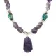 .925 Sterling Silver Navajo Natural Turquoise Amethyst Native American Necklace 750230-2 .925 Sterling Silver Navajo Natural Turquoise Amethyst Native American Necklace 750230-2