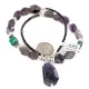 .925 Sterling Silver Navajo Natural Turquoise Amethyst Native American Necklace 750230-2 .925 Sterling Silver Navajo Natural Turquoise Amethyst Native American Necklace 750230-2