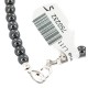 .925 Sterling Silver Certified Authentic Navajo Natural Hematite Coral Native American Necklace 750232-5 .925 Sterling Silver Certified Authentic Navajo Natural Hematite Coral Native American Necklace 750232-5