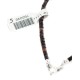 .925 Sterling Silver Certified Authentic Navajo Natural Hematite Black Onyx Gaspeite Native American Necklace 750230-5