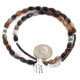 .925 Sterling Silver Certified Authentic Navajo Natural Turquoise Carnelian Native American Necklace 750234-1 .925 Sterling Silver Certified Authentic Navajo Natural Turquoise Carnelian Native American Necklace 750234-1