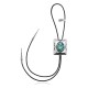 Handmade Certified Authentic Navajo .925 Sterling Silver Native American Natural Turquoise Bolo Tie 34215 Handmade Certified Authentic Navajo .925 Sterling Silver Native American Natural Turquoise Bolo Tie 34215