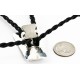 Handmade Certified Authentic Navajo .925 Sterling Silver Natural Turquoise Jasper Native American Bolo Tie  24390-2