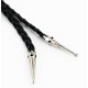 Handmade Certified Authentic Navajo .925 Sterling Silver Natural Turquoise Jasper Native American Bolo Tie  24390-2