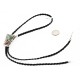 Handmade Certified Authentic Navajo .925 Sterling Silver Natural Turquoise Jasper Native American Bolo Tie  24390-2