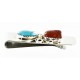 Handmade Certified Authentic Navajo Nickel and .925 Sterling Silver Natural Turquoise Coral Native American Money Clip 10525-5