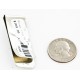 Handmade Certified Authentic Navajo Nickel and .925 Sterling Silver Natural Turquoise Native American Money Clip 10525-1 Handmade Certified Authentic Navajo Nickel and .925 Sterling Silver Natural Turquoise Native American Money Clip 10525-1