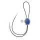 Feather .925 Sterling Silver Handmade Navajo Native American Lapis Bolo Tie 34118 Feather .925 Sterling Silver Handmade Navajo Native American Lapis Bolo Tie 34118