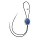 Feather .925 Sterling Silver Handmade Navajo Native American Lapis Bolo Tie 34118 Feather .925 Sterling Silver Handmade Navajo Native American Lapis Bolo Tie 34118