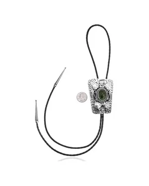 Wave .925 Sterling Silver Handmade Navajo Native American Natural Turquoise Bolo Tie 34230 Wave .925 Sterling Silver Handmade Navajo Native American Natural Turquoise Bolo Tie 34230