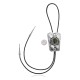 Wave .925 Sterling Silver Certified Authentic Handmade Navajo Native American Natural Turquoise Bolo Tie 34230