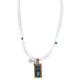 12kt Gold Filled and .925 Sterling Silver Handmade Certified Authentic Navajo Natural Turquoise Lapis Quartz Native American Necklace 15362-750234-2 12kt Gold Filled and .925 Sterling Silver Handmade Certified Authentic Navajo Natural Turquoise Lapis Quartz Native American Necklace 15362-750234-2