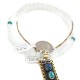 12kt Gold Filled and .925 Sterling Silver Handmade Certified Authentic Navajo Natural Turquoise Lapis Quartz Native American Necklace 15362-750234-2 12kt Gold Filled and .925 Sterling Silver Handmade Certified Authentic Navajo Natural Turquoise Lapis Quartz Native American Necklace 15362-750234-2