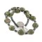 Navajo Native American Bloodstone and Hematite Sterling Silver Necklace Navajo Native American Bloodstone and Hematite Sterling Silver Necklace