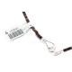 Cross .925 Sterling Silver Certified Authentic Navajo White Howlite Gaspeite Native American Necklace 750237-9