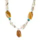 .925 Sterling Silver Navajo White Howlite Agate Native American Necklace 750238-8 .925 Sterling Silver Navajo White Howlite Agate Native American Necklace 750238-8