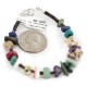 .925 Sterling Silver Navajo Certified Authentic Natural Turquoise Multicolor Stones Heishi Native American Bracelet 13178-3 .925 Sterling Silver Navajo Certified Authentic Natural Turquoise Multicolor Stones Heishi Native American Bracelet 13178-3