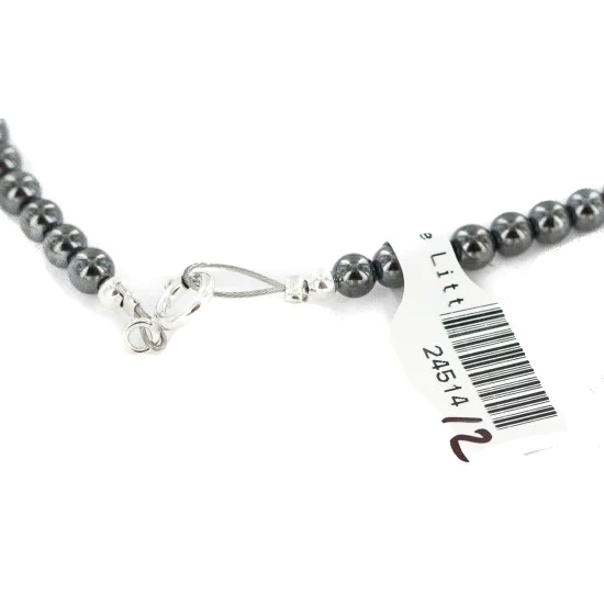 .925 Sterling Silver Heart Navajo Natural Turquoise Amethyst Opalite Hematite Native American Necklace 24514-12 .925 Sterling Silver Heart Navajo Natural Turquoise Amethyst Opalite Hematite Native American Necklace 24514-12