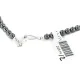 .925 Sterling Silver Heart Navajo Natural Turquoise Amethyst Opalite Hematite Native American Necklace 24514-12 .925 Sterling Silver Heart Navajo Natural Turquoise Amethyst Opalite Hematite Native American Necklace 24514-12