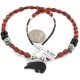 .925 Sterling Silver Navajo Natural Turquoise Red Jasper Black Onyx Jet Native American Necklace 24511-5 .925 Sterling Silver Navajo Natural Turquoise Red Jasper Black Onyx Jet Native American Necklace 24511-5