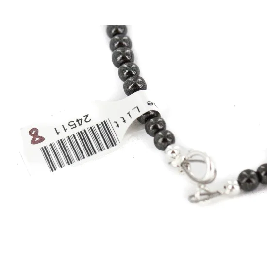 .925 Sterling Silver Navajo Natural Turquoise Amethyst Hematite Native American Necklace 24511-8 .925 Sterling Silver Navajo Natural Turquoise Amethyst Hematite Native American Necklace 24511-8