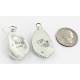 Certified Authentic Handmade Navajo .925 Sterling Silver Dangle Native American Earrings Natural Turquoise 18095-6