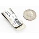 Handmade Certified Authentic Navajo Nickel and .925 Sterling Silver Natural Turquoise Native American Money Clip 10524-1 Handmade Certified Authentic Navajo Nickel and .925 Sterling Silver Natural Turquoise Native American Money Clip 10524-1