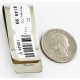 Handmade Certified Authentic Navajo Nickel and .925 Sterling Silver Natural Turquoise Native American Money Clip 10524-4 Handmade Certified Authentic Navajo Nickel and .925 Sterling Silver Natural Turquoise Native American Money Clip 10524-4